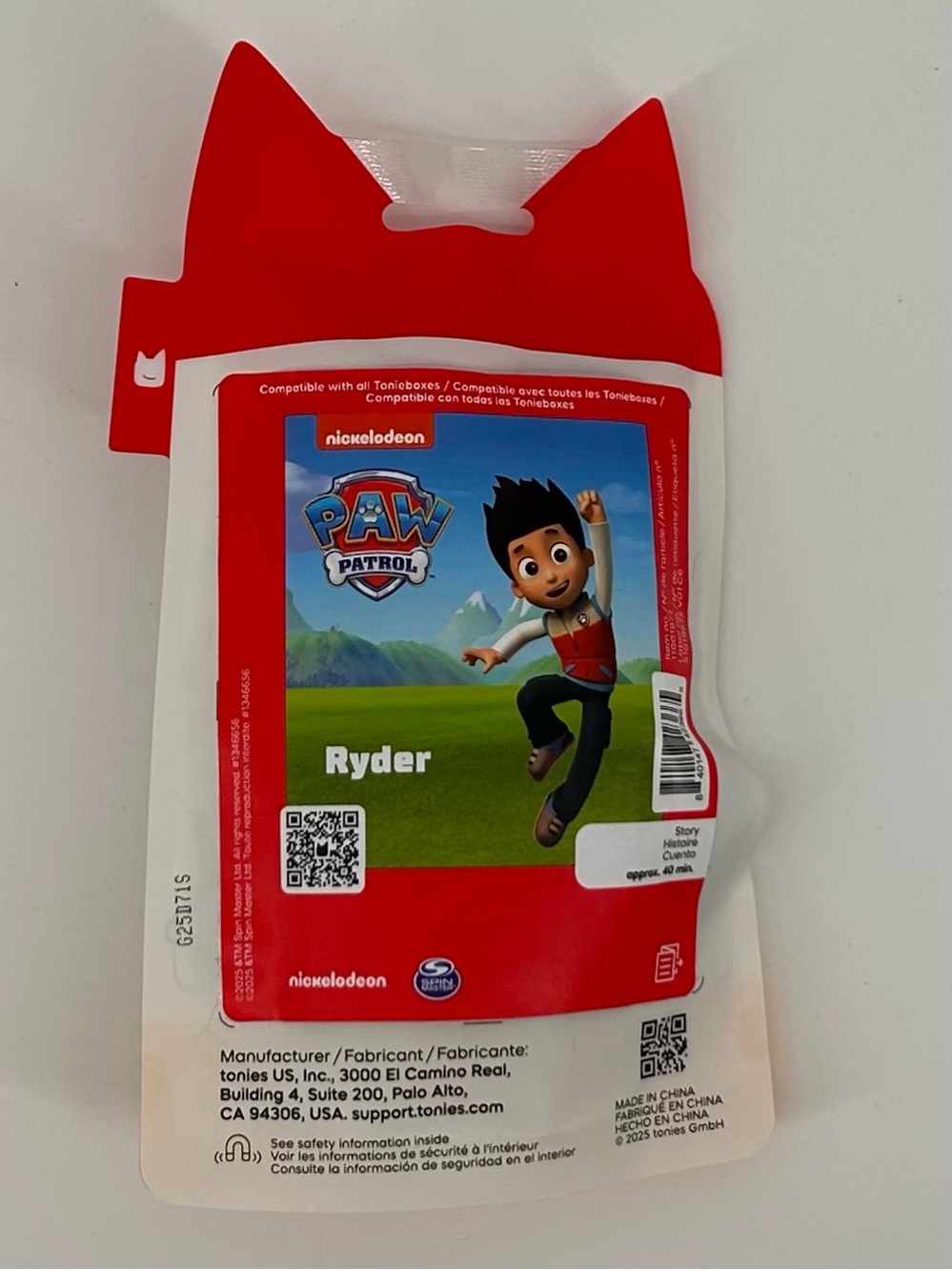 NEW Paw Patrol Tonies Ryder Tonie